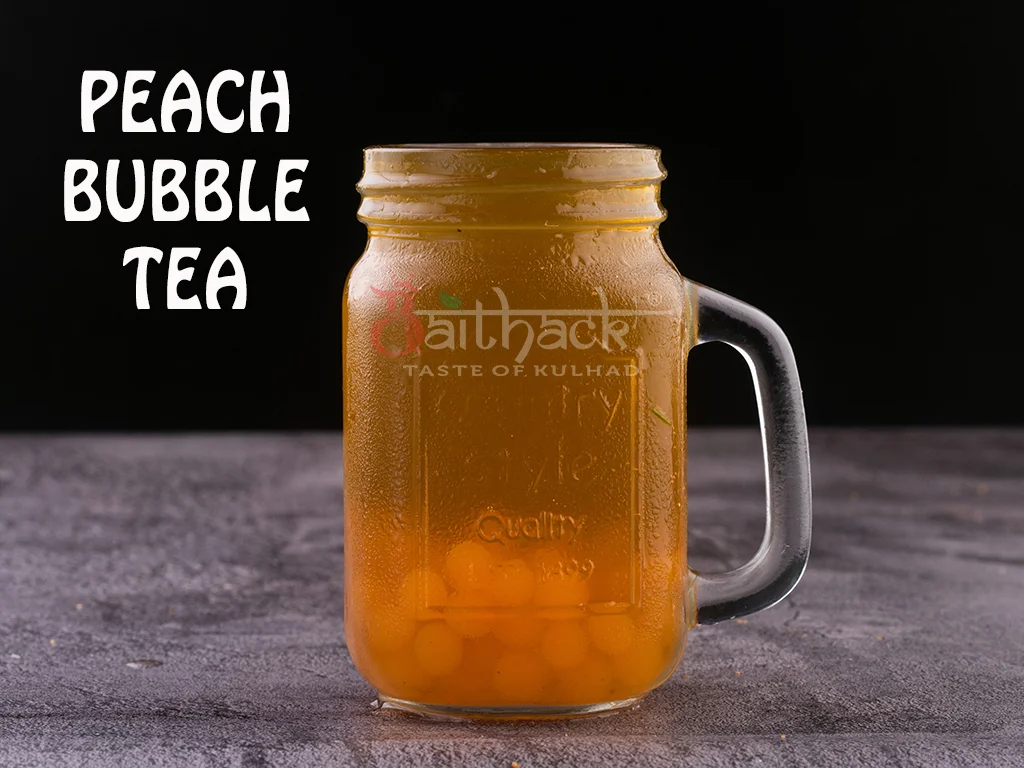 Peach Bubble Tea